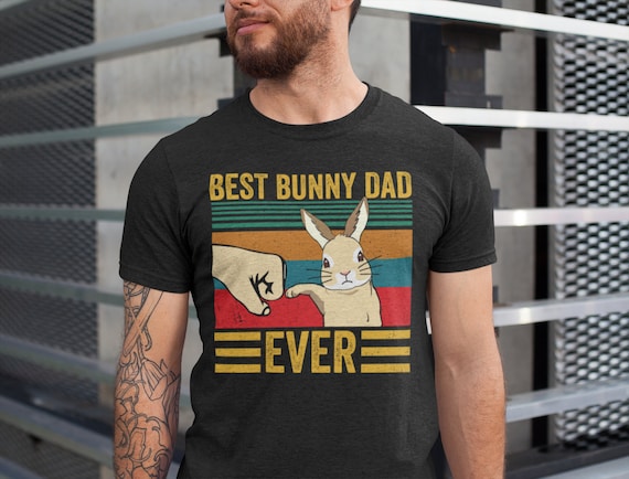 Retro Vintage Daddy Bunny Shirt | Cute Bunny Father Day Gift Retro Vintage Daddy Bunny Shirt | Cute Bunny Father Day Gift