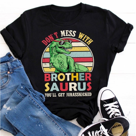 Vintage Little Brothersaurus Shirt Brother Saurus Dinosaur Vintage Little Brothersaurus Shirt Brother Saurus Dinosaur