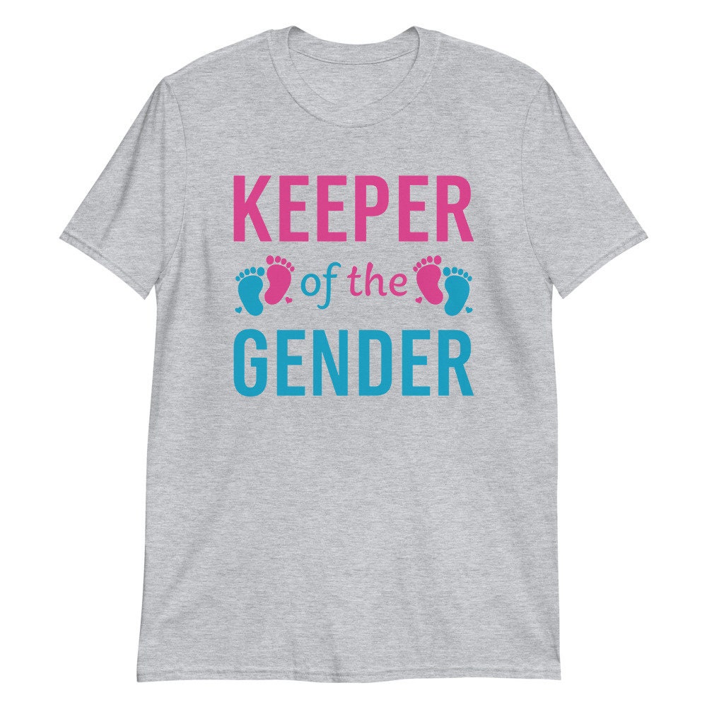 Keeper Of The Gender Shirt Gender Reveal TShirt Pregnant | Etsy