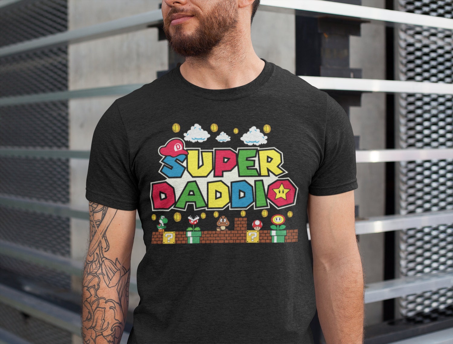 Super Daddio Shirt - Funny Dad T-shirt, Father's Day Shirt, Super Dad Shirt , New Dad Shirt,Father Gift,Fathers Day Gift Funny Shirt for Dad