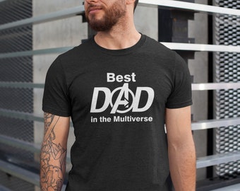 Najlepszy tata w multiwersum Koszulka, koszulka Daddy Hero, prezent dla taty, koszulka na dzień ojca, koszulka Avenger, Captain America, superbohater tata