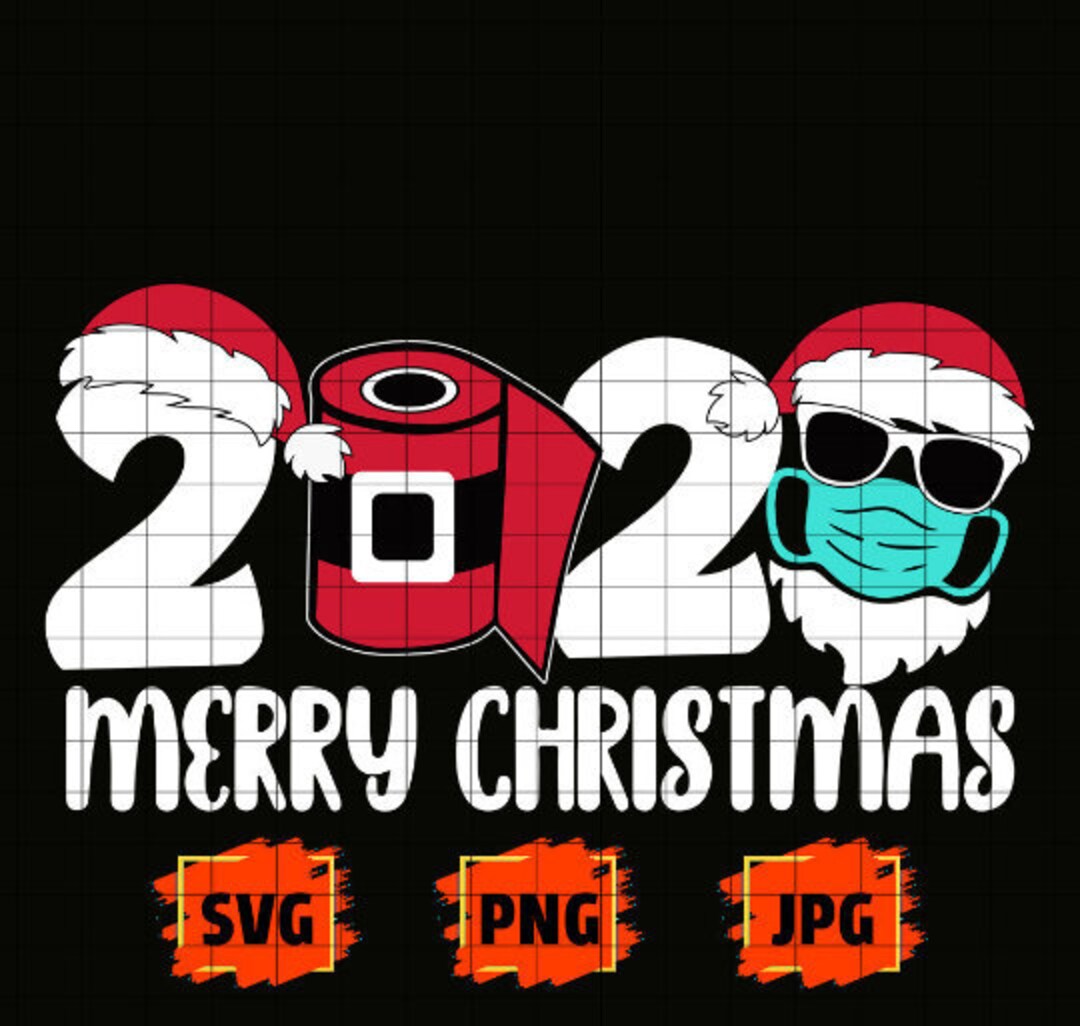 Merry Christmas Svgmerry Quarantine Christmas 2020merry Etsy