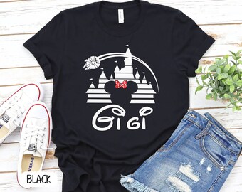 Gigi Mouse-tröja, mormor mus, Disney-familjetröja, dam Disney-tröja, Disney mormorströja, Disneyworld-tröja, Disney-tröja, P7400