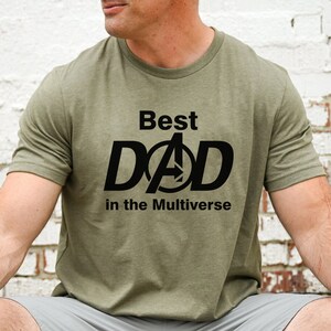 Best Dad In The Multiverse Shirt, Daddy Hero Shirt, Gift For Dad, Fathers Day Shirt, Avenger T-shirt, Captain America, Superhero Dad