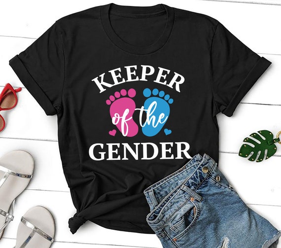 Keeper of the Gender Shirt Gender Reveal Tshirt Pregnant | Etsy