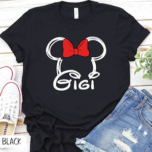 Gigi Mouse Shirt, Grandma mouse , Disney family shirt, women&#39;s Disney shirt, Disney grandma shirt, Disneyworld shirt, Disney Shirt, P7400