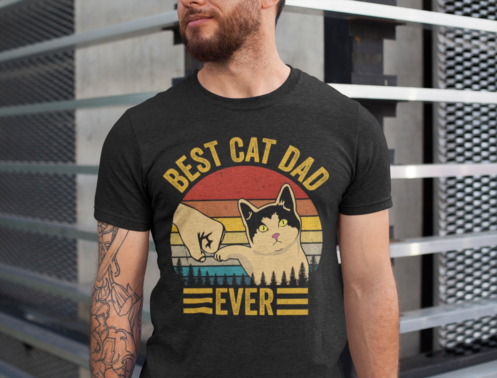 Best cat dad t shirt discount