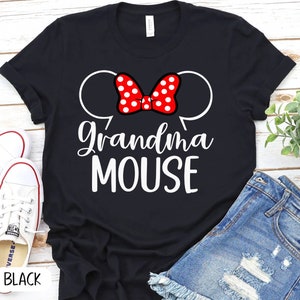 Grandma mouse shirt, Disney family , women&#39;s Disney shirt, Disney grandma shirt, Disneyworld shirt, Disney Vacation Shirt, Disneyland P7400