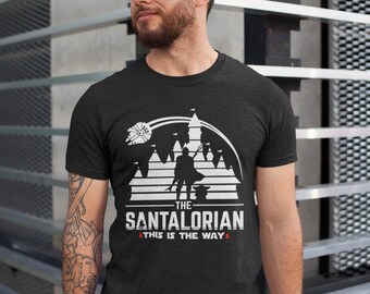 Santaloriansk Star Wars jultröja, Mandaloriansk jultröja, Disney jultröja, Mando jultröja, Dadaloriansk tröja