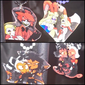 Hazbin / Helluva Character Keychains