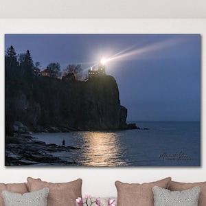 Lighthouse Art, Split Rock Lighthouse, Beacon Lighting, Minnesota Art, North Shore Art, Fine Art Photography