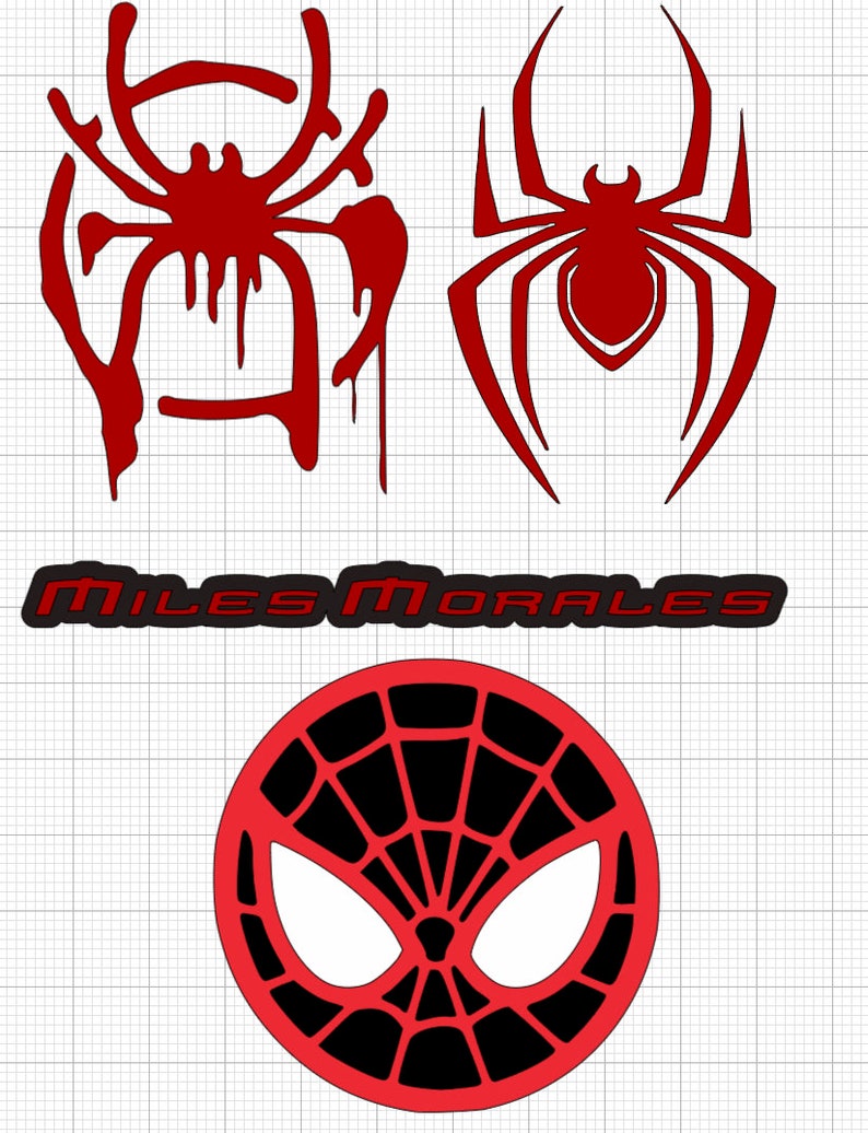 Miles Morales SVG Bundle / Into The Spiderverse SVG Pack / image 2.