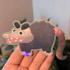 Opossum Sticker / Cute Possum Gift / Opoosum Lover