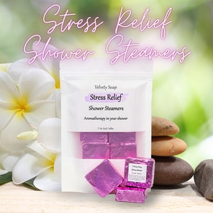 Aromatherapy, Shower Steamers Stress Relief, Shower Tablets, Shower Fizzies, Shower Bombs, Melts-Assorted Shapes