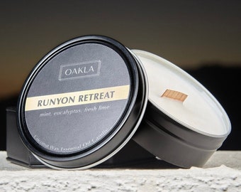 Mini Runyon Retreat Essential Oil Candle