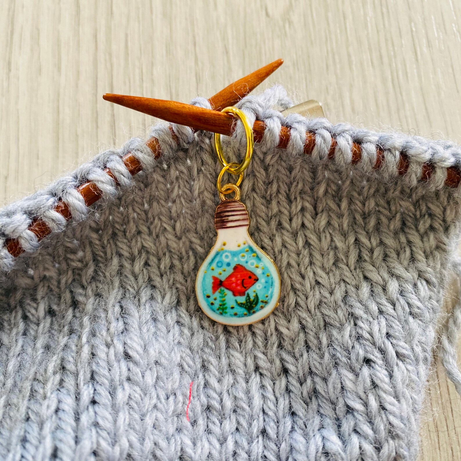 Cat Light Bulb Stitch Marker Set Set of 3 for Knitting or Etsy