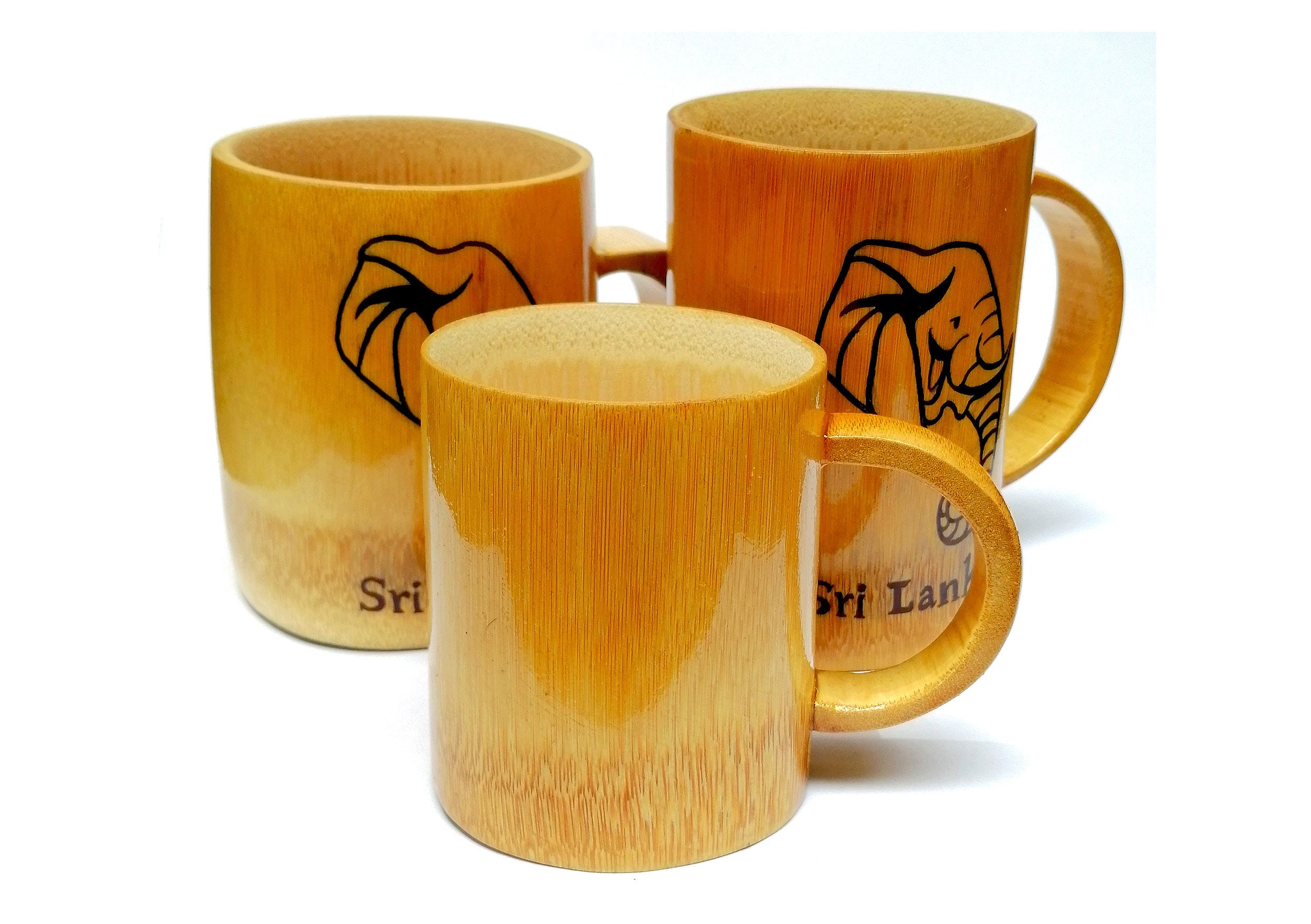 Bamboo Mug Natural product Handmade Pure Sri Lankan Etsy