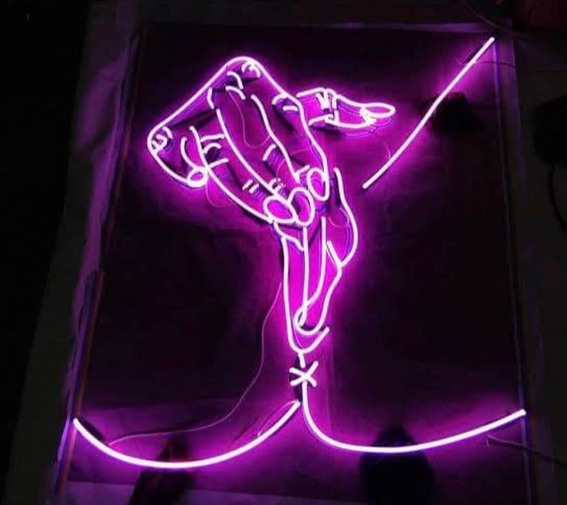Pussy neon sex sign girl custom led neon sign decor | Etsy