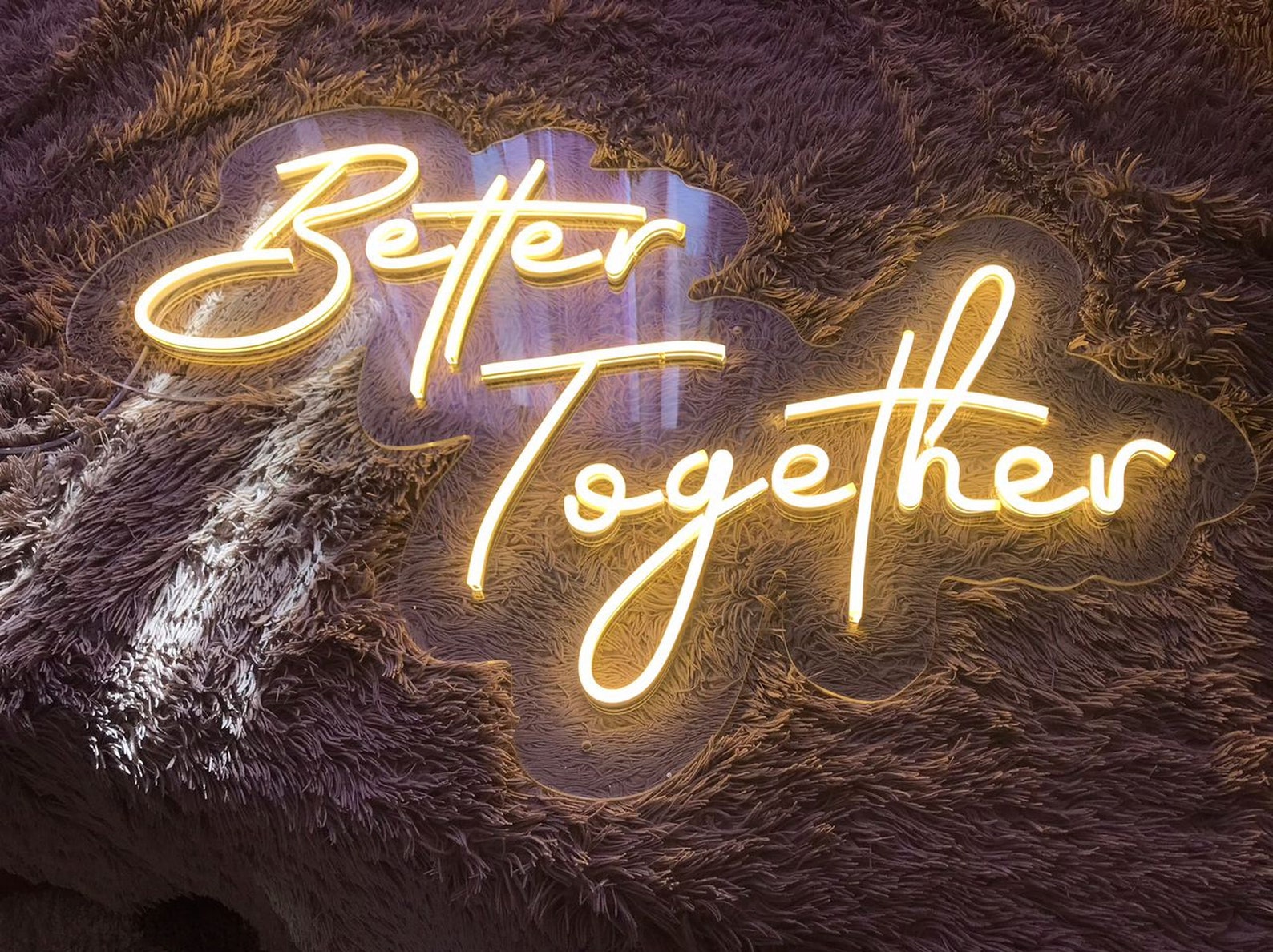 Amazing neon deign Better Together neon wedding custom sign Etsy