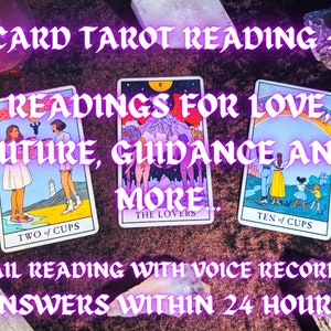 LECTURE DE TAROT À 10 CARTES - L'avenir, l'amour, l'orientation et plus encore !