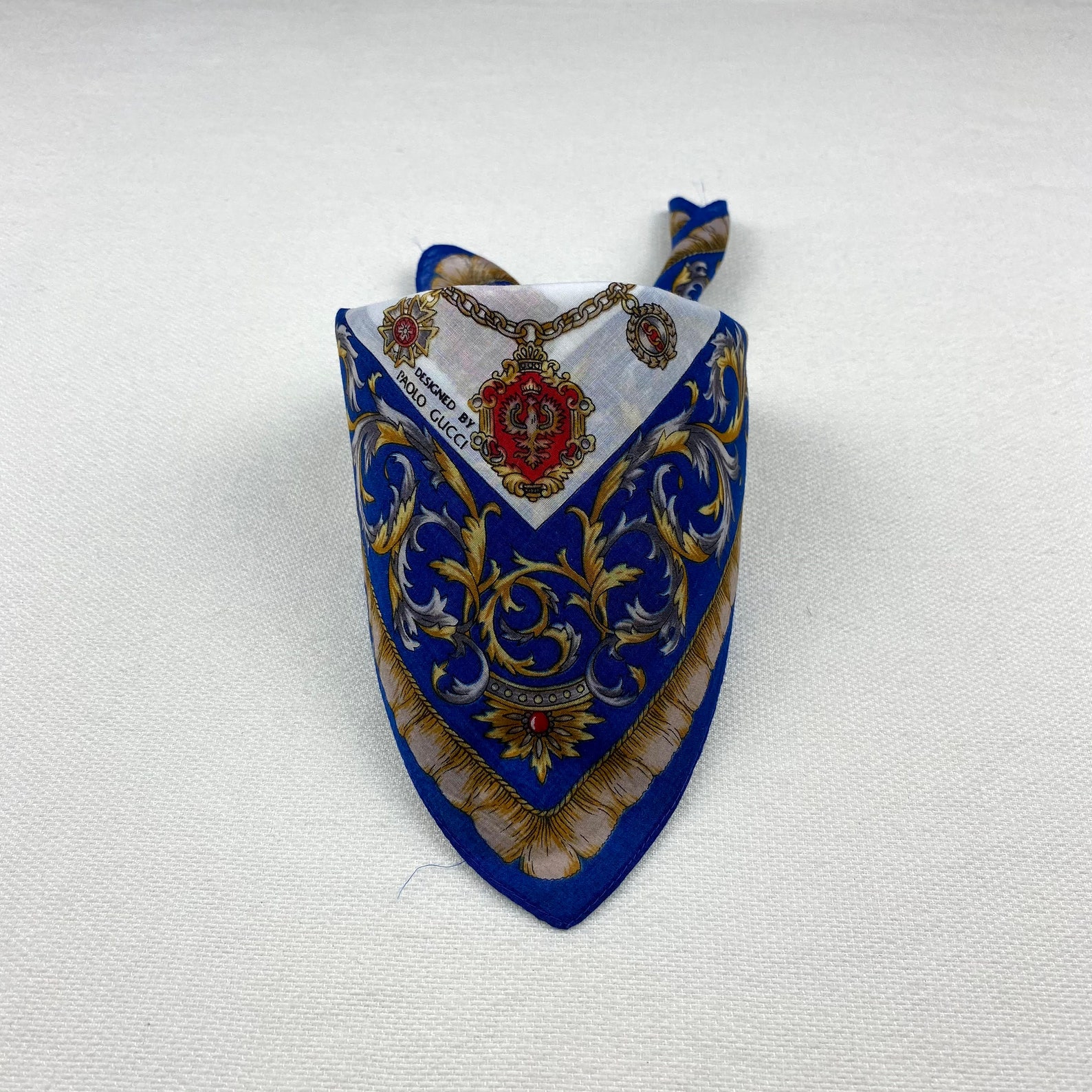 PAOLO GUCCI Bandana pañuelo cuello pañuelo bufanda bufanda Etsy España