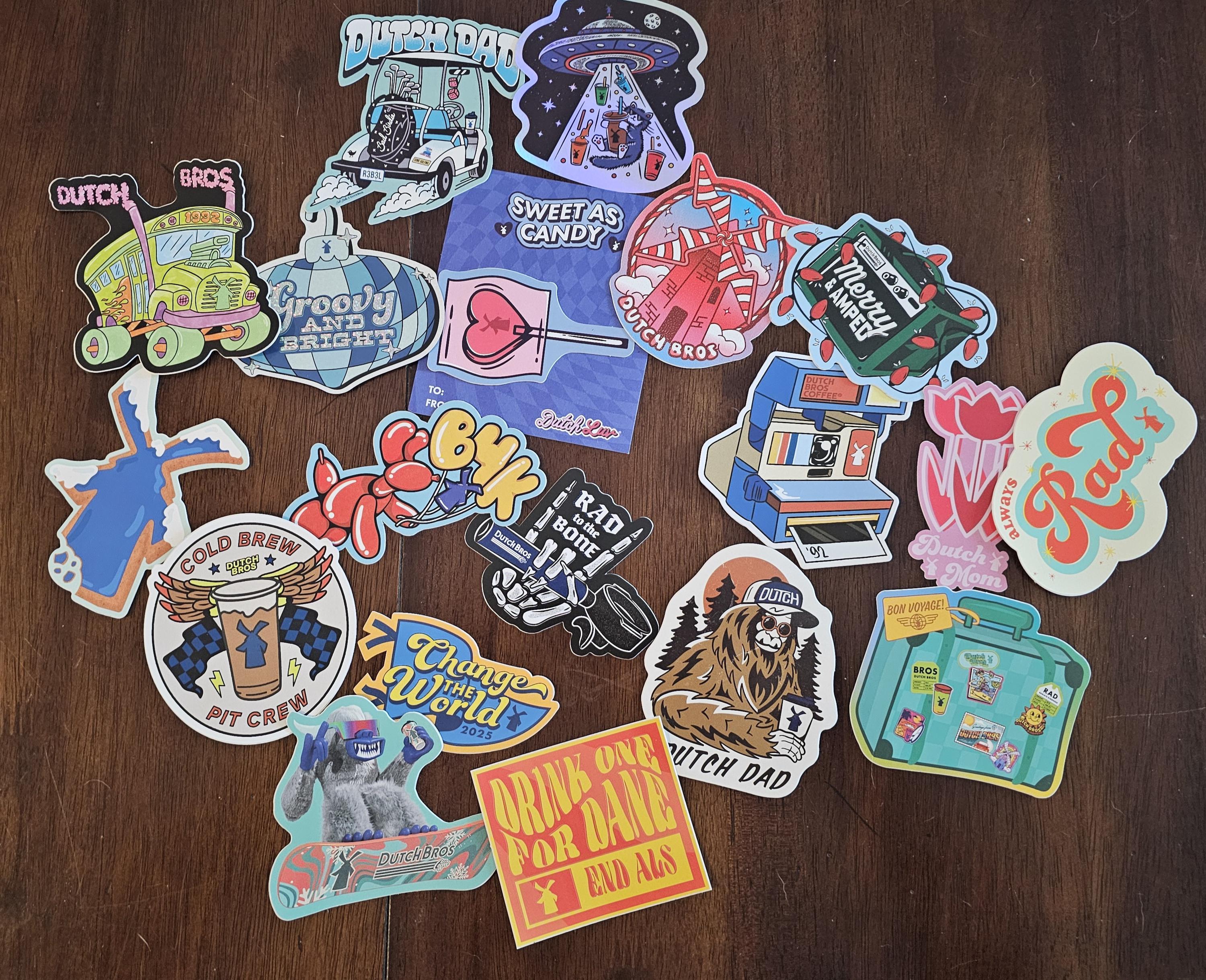 2026/2025 & Past Dutch Bros Stickers - Etsy