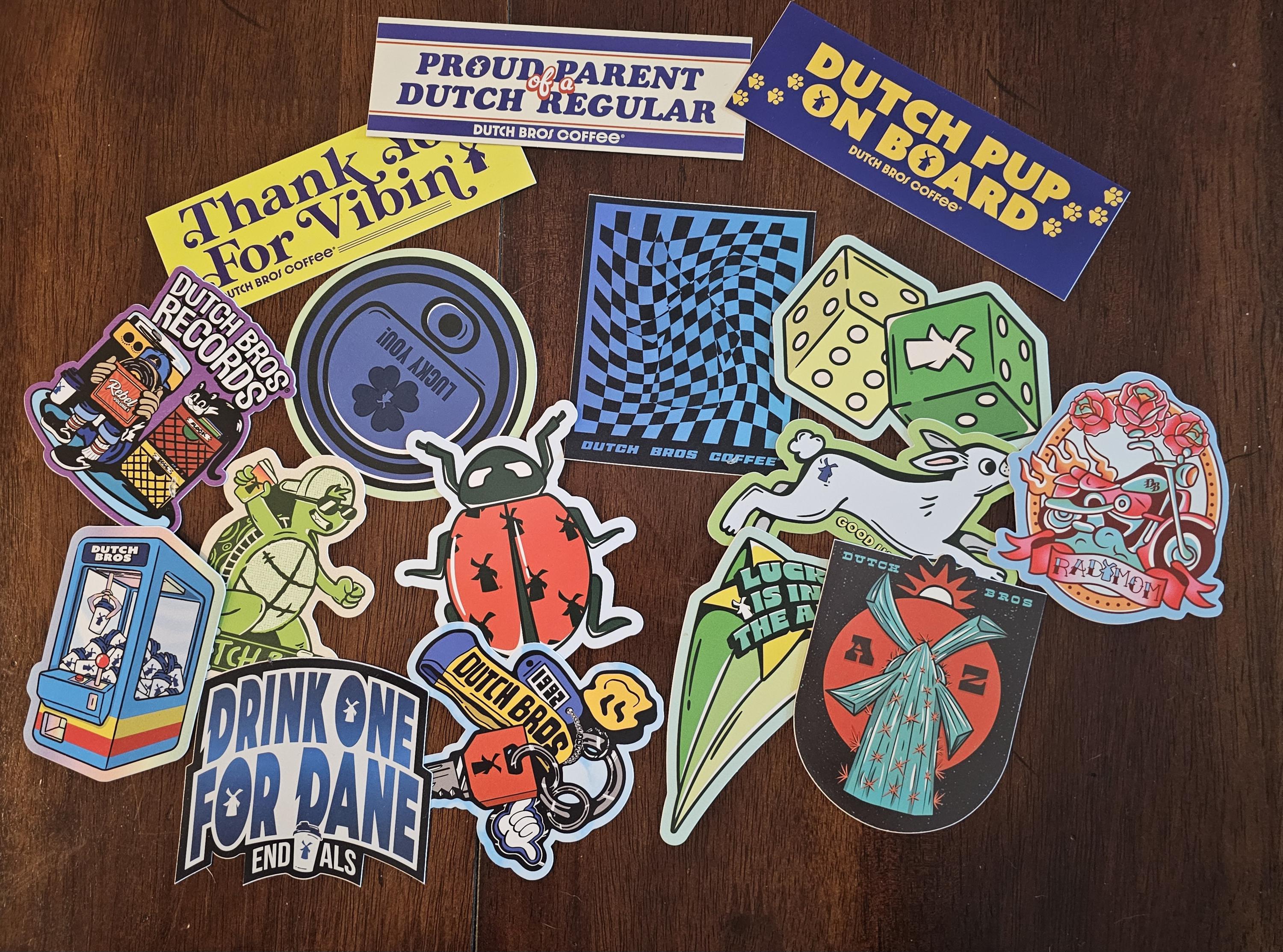 2026/2025 & Past Dutch Bros Stickers - Etsy