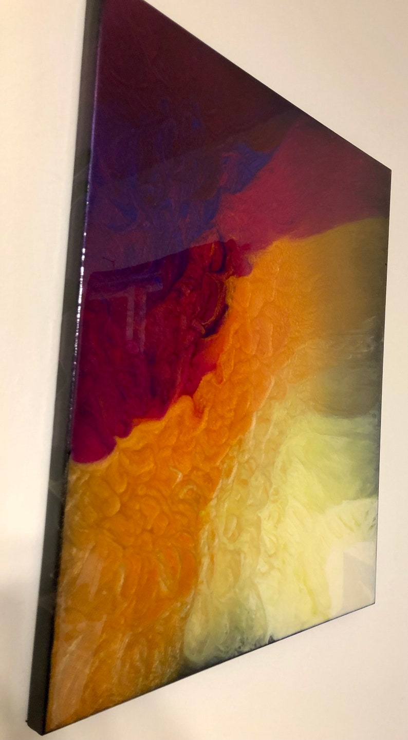 Beautiful epoxy resin wall art Etsy