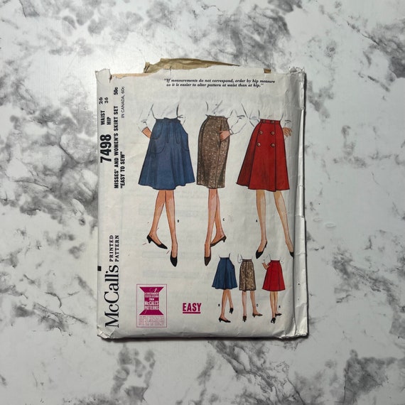 Modello di set di gonne da donna e da donna facili da cucire degli