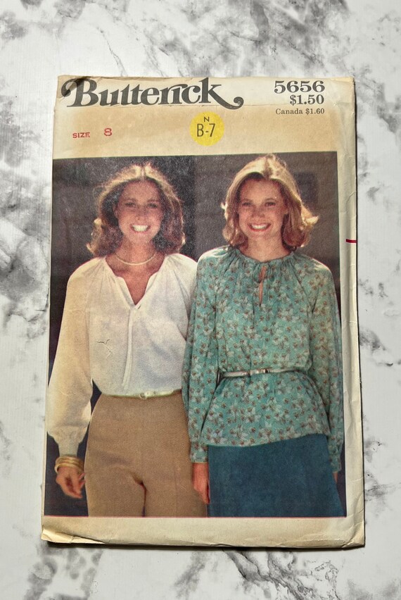 Raglan Sleeve Peasant Blouse Pattern