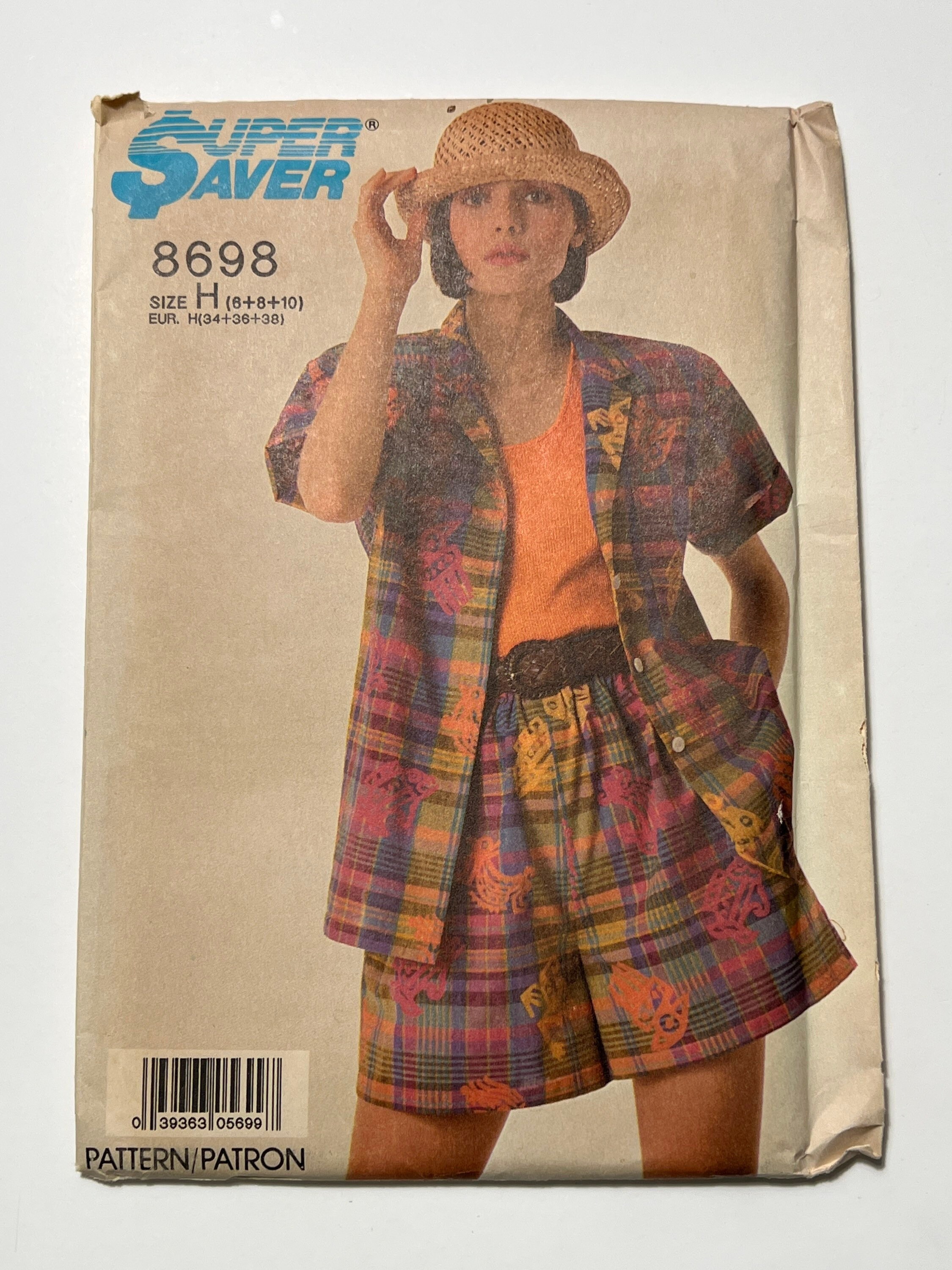 Simplicity 7086 Pattern Misses' Shirts Sz 6 - 12 UNCUT