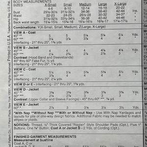 McCall's Sewing Pattern 6468, Misses' Very Loose Fitting Vest