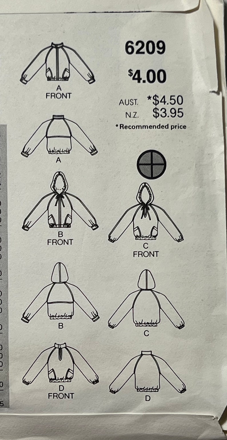 80s Fast and Easy Men's Jacket Pattern, Easy to Sew Men's Hooded Jacket