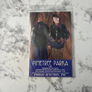 90s Patterned Parka - Etsy