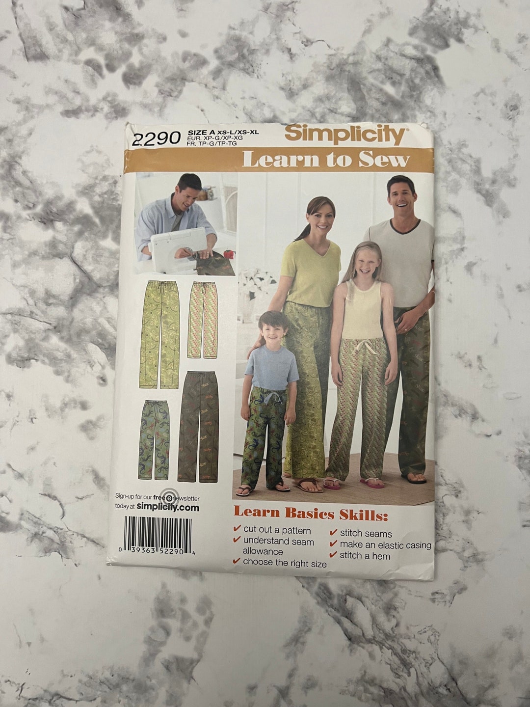 Learn to Sew Child's Teens' and Adults' Pants Etsy