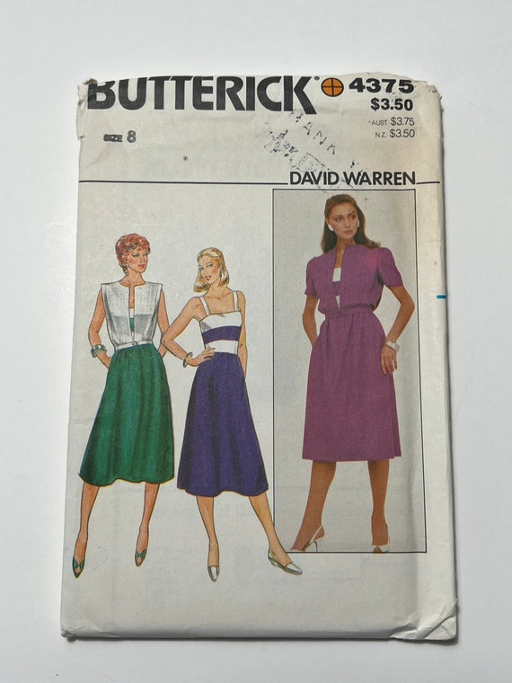 short jacket dress pattern Simplicity 3797 Short Jacket Dress Top Pants 14-16-18-20-22 Sewing Pattern Uncut