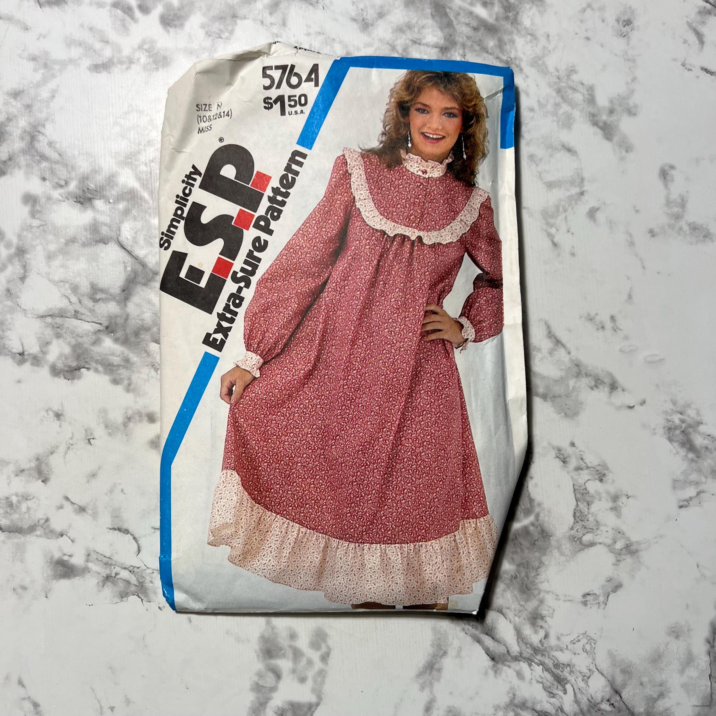 80s Extra Sure Pattern, Misses' Loose-fitting Pullover Dress
