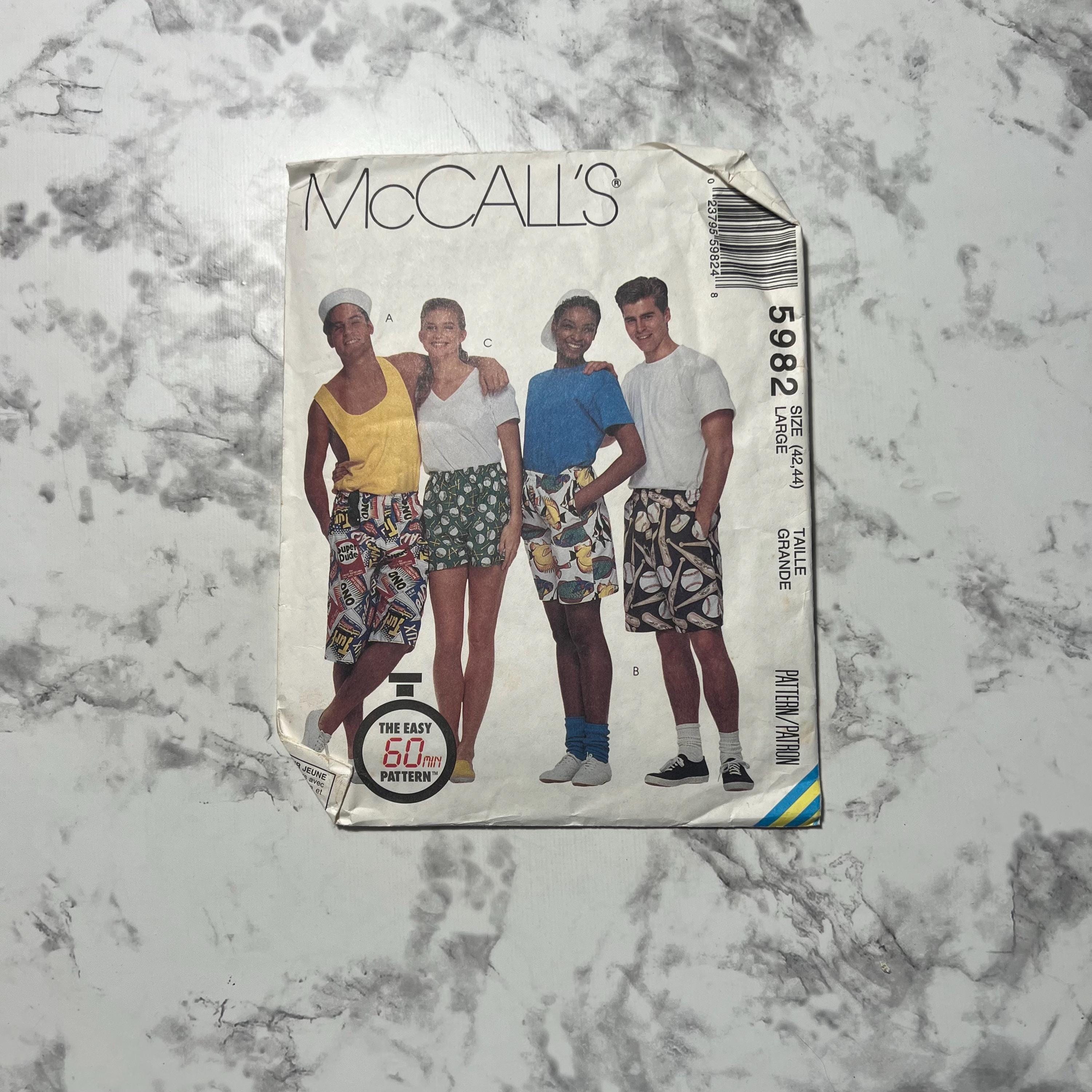 90年代風 簡単60分パターン、ミセス、メンズ、ティーンボーイズ用