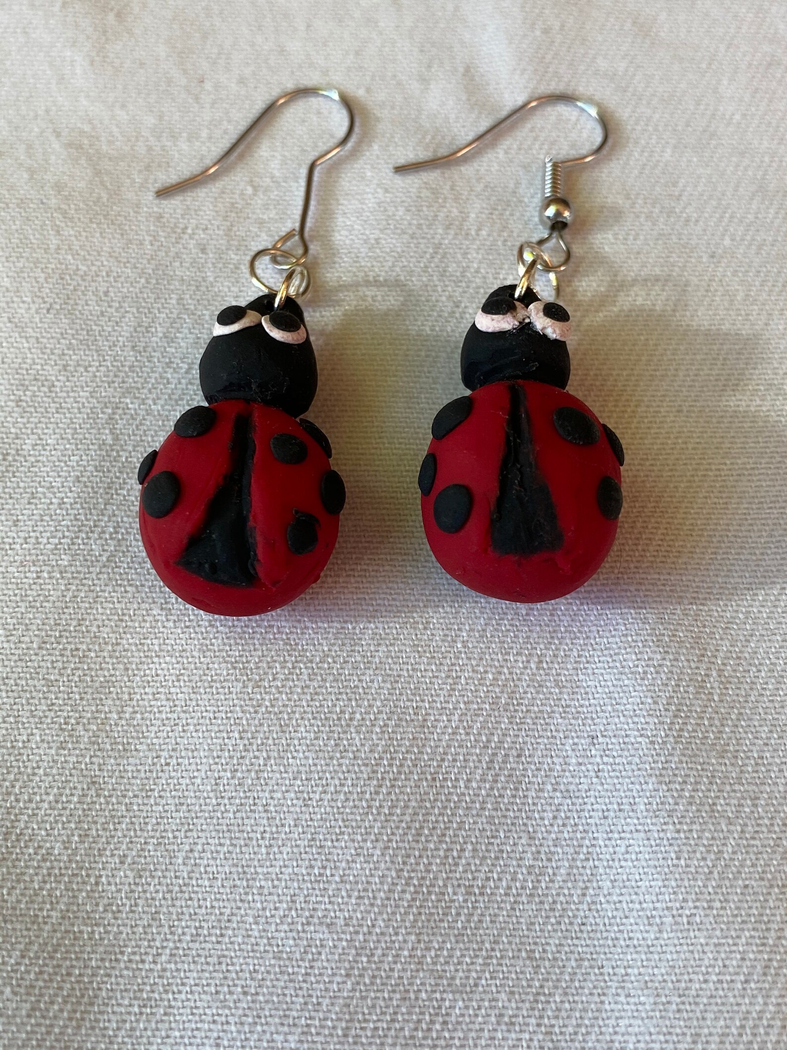 Ladybug Earrings Etsy