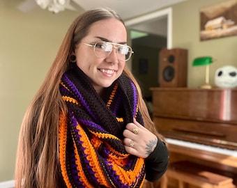 Hocus Pocus Wild Oleander Hooded Scarf