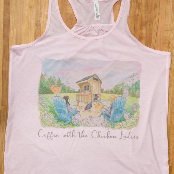 CWTCL Watercolor Logo Women's Cotton Racer Back Tank