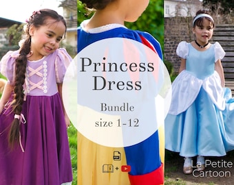 open lace back dress Celestial Cosplay Princess Dress Sewing Pattern – Maridah