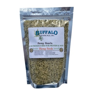 Hemp Hearts 10 oz Bag by Buffalo Botanicals Inc