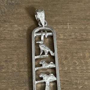 【Silver】カルトゥーシュ ペンダント 【925】 ヴィンテージ スターリングシルバー カルトゥーシュペンダント