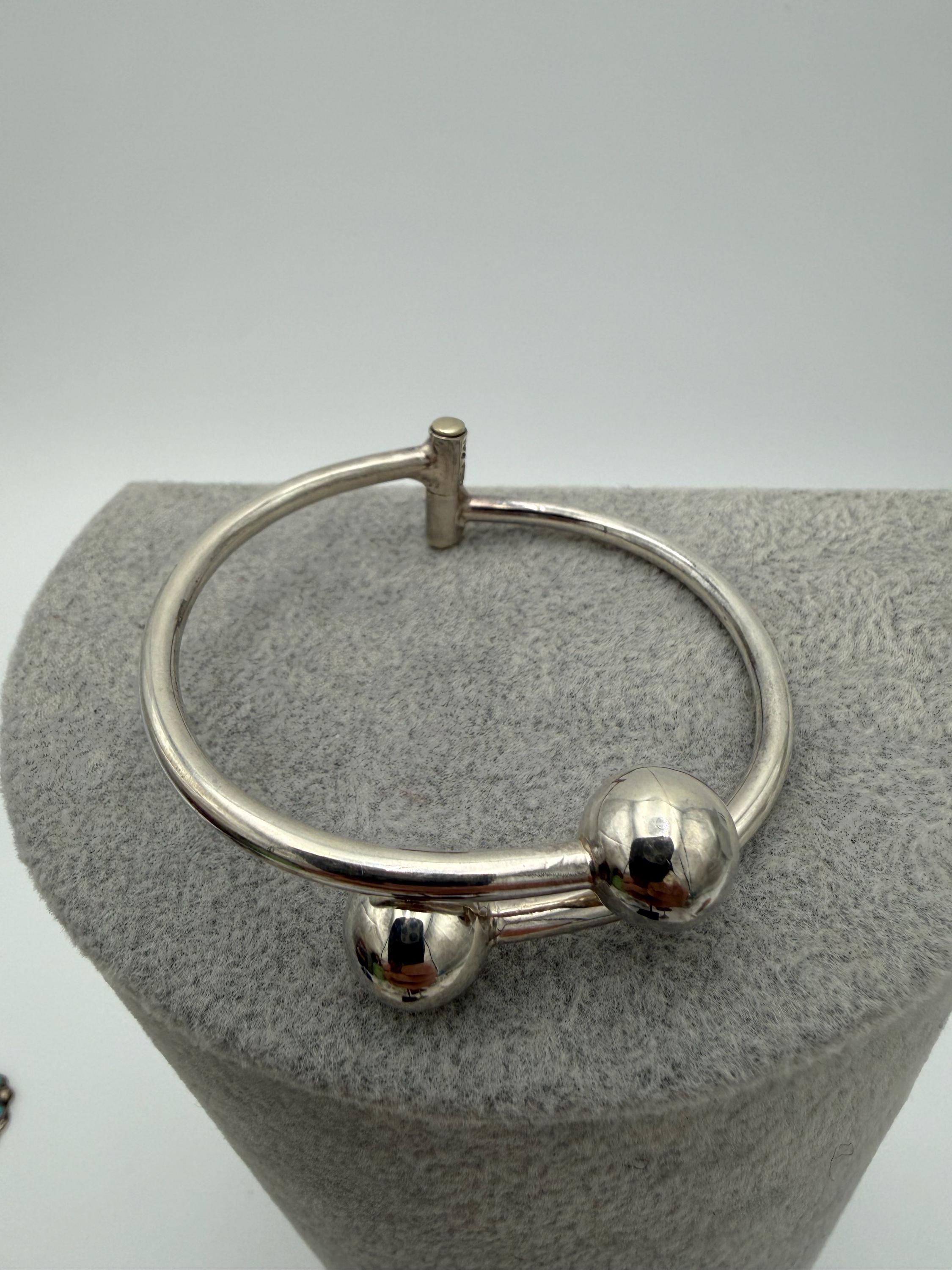 925 Mexico Silver Ball Bracelets - Etsy