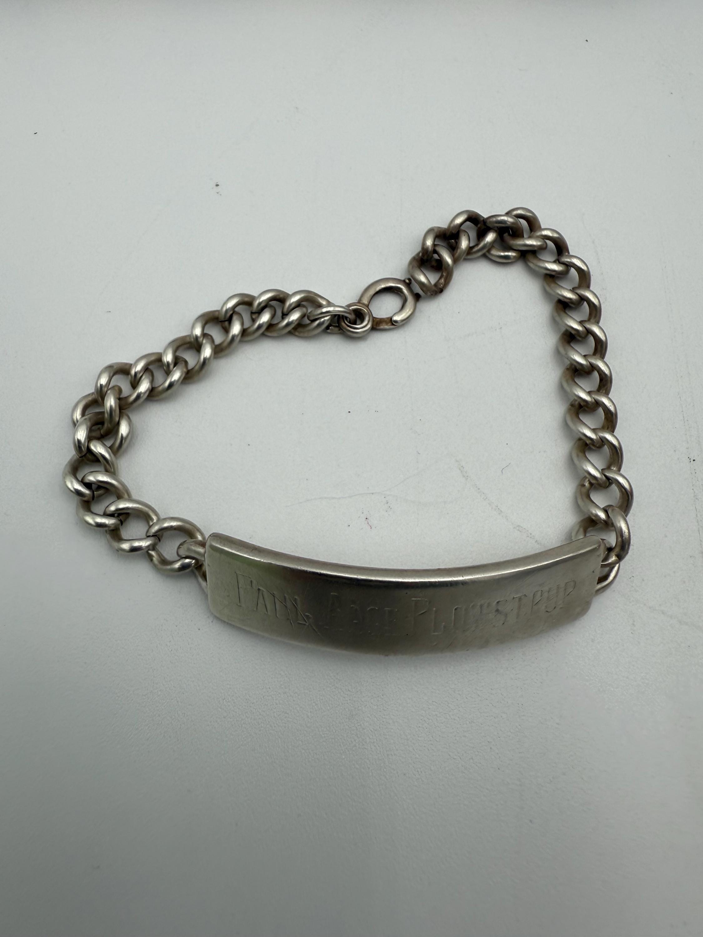 Vintage Id Bracelet