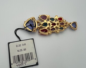 スワロフスキー スワン サイン入り ベゼルセット マルチカラー