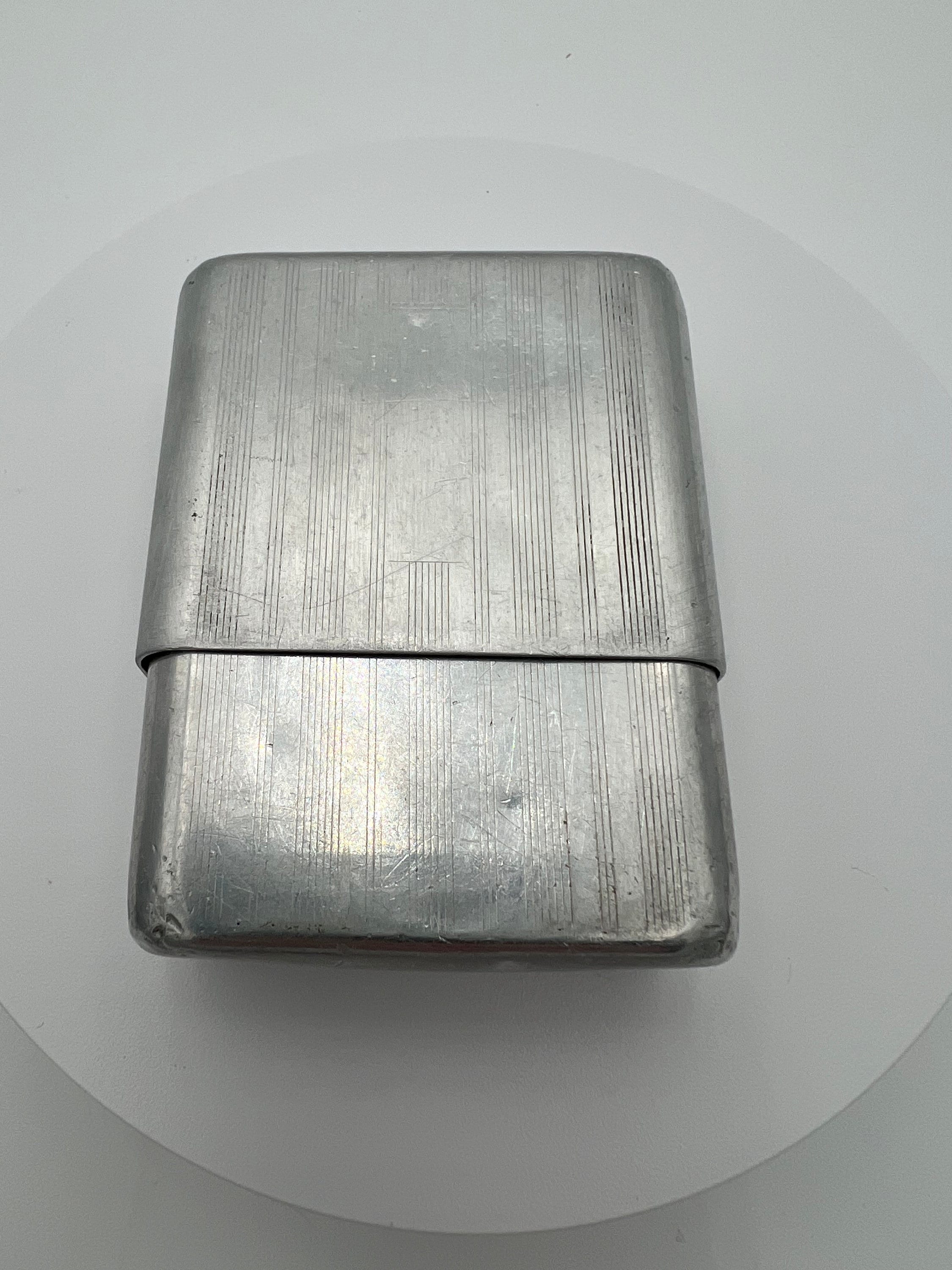 park sherman co cigarette case Vintage Park Sherman Co Aluminum Metal Cigarette Case