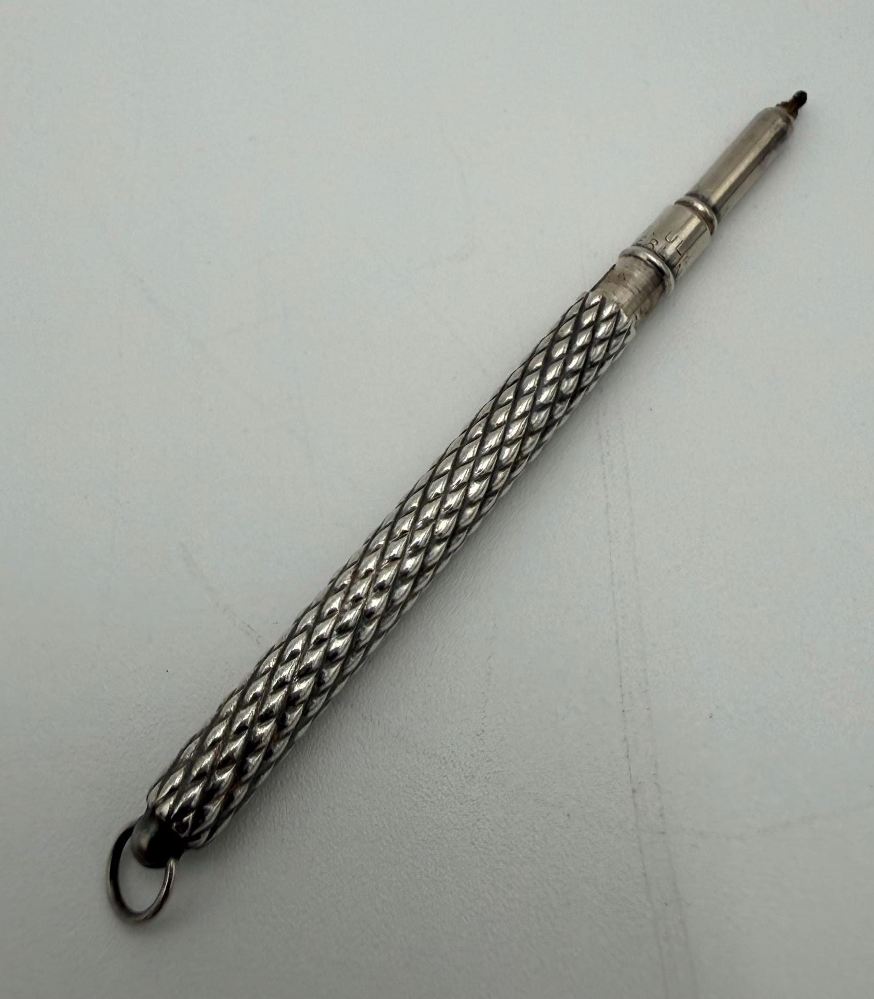 Vintage Silver Mechanical Pencil - Etsy