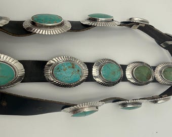 Authentic DC Thomas Sterling Silver hair clip w\\ Turquoise stones Vintage NAVAJO STERLING Silver w TURQUOISE Stick HAIR  main image 4